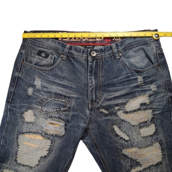 Switch Remarkable Men's Premium Denim Blue Jeans Size 40X32 100% Cotton - Picture 7 of 15